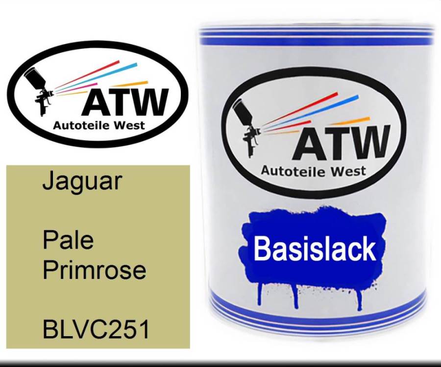 Jaguar, Pale Primrose, BLVC251: 1L Lackdose, von ATW Autoteile West.